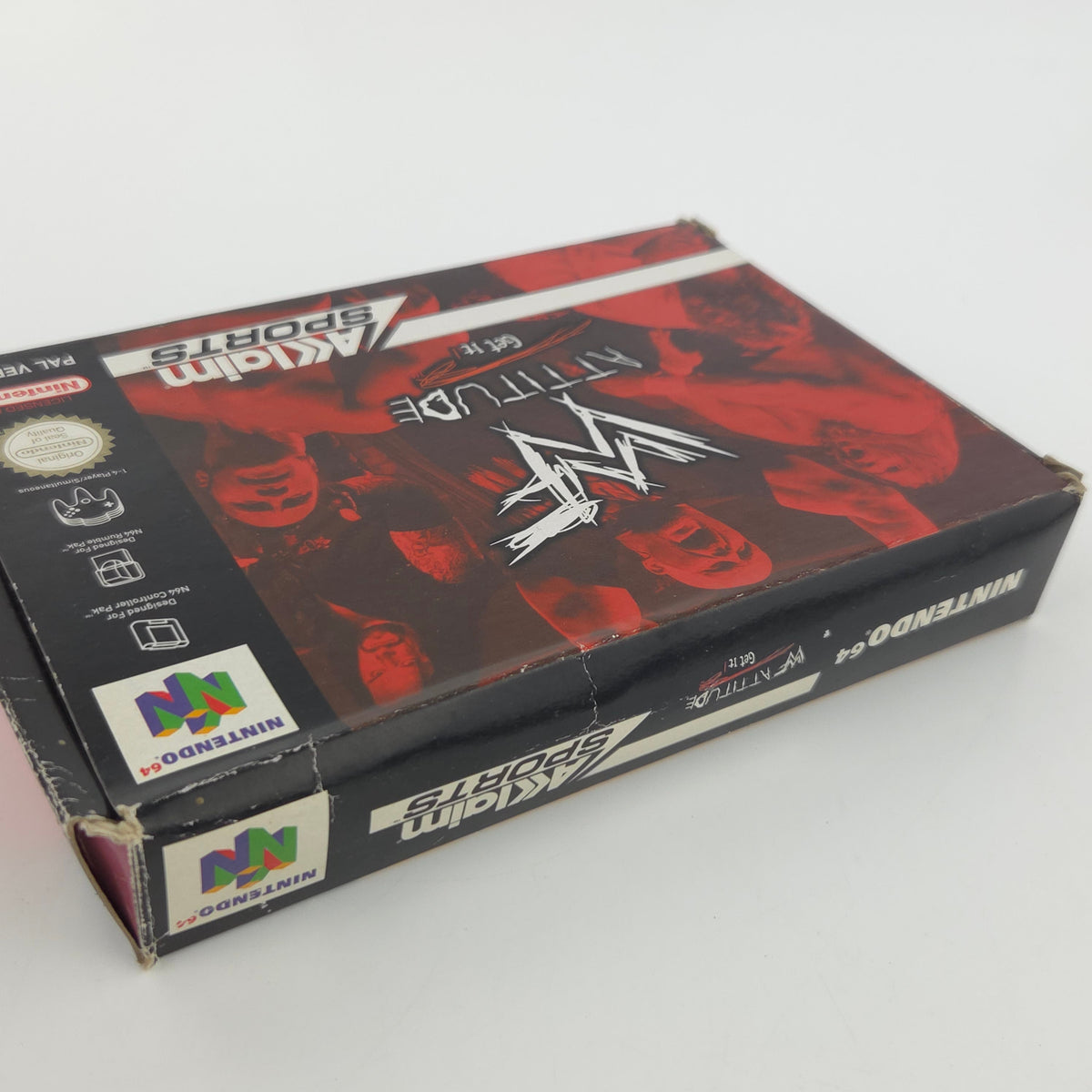 Nintendo 64 Spiel WWF Attitude Get it N64 Modul OVP PAL