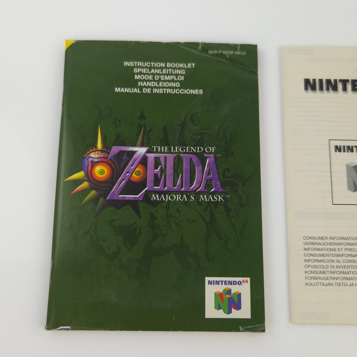 Nintendo 64 Spiel Zelda Majoras Mask N64 Modul OVP CIB PAL