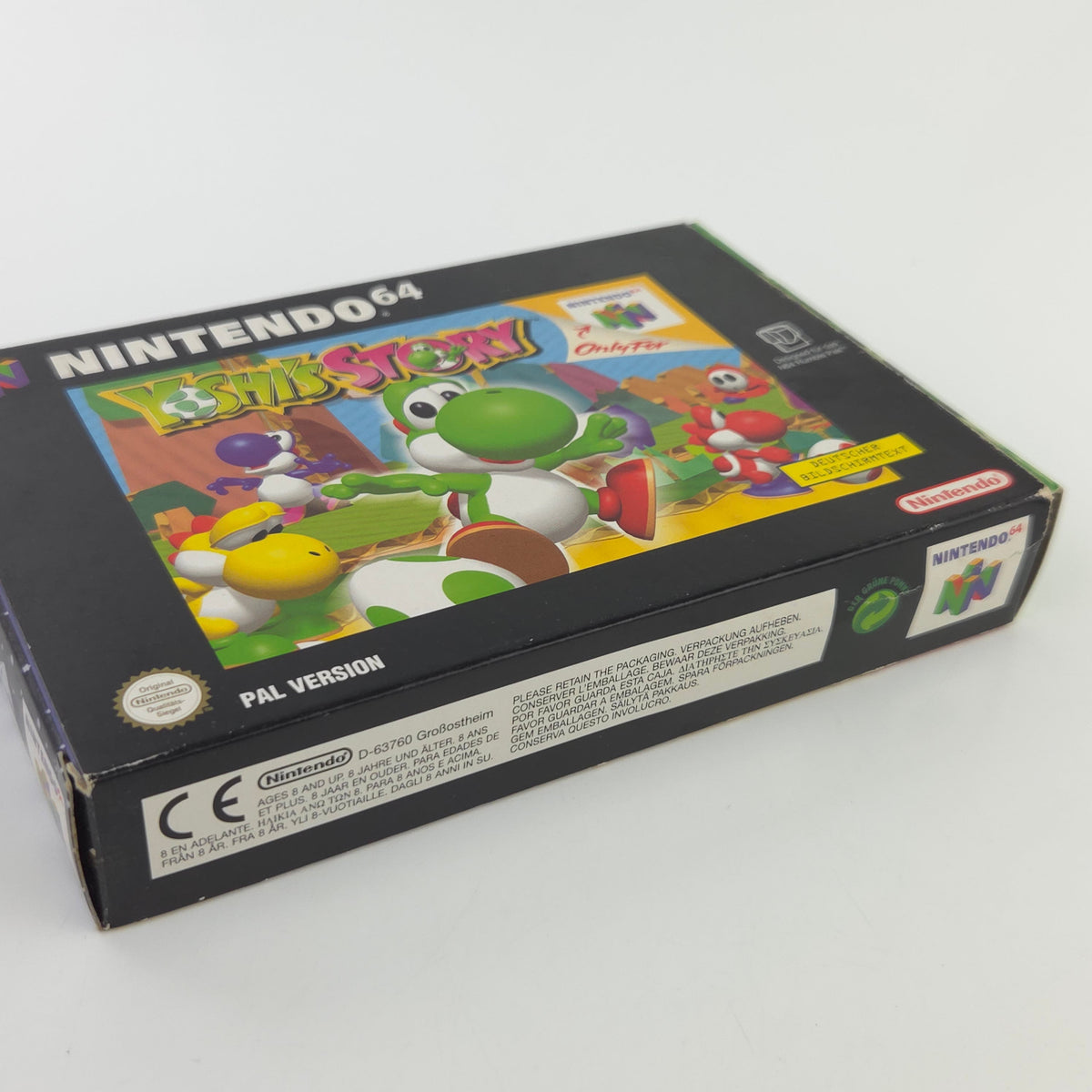 Nintendo 64 Spiel Yoshi´s Story N64 Modul Anleitung OVP