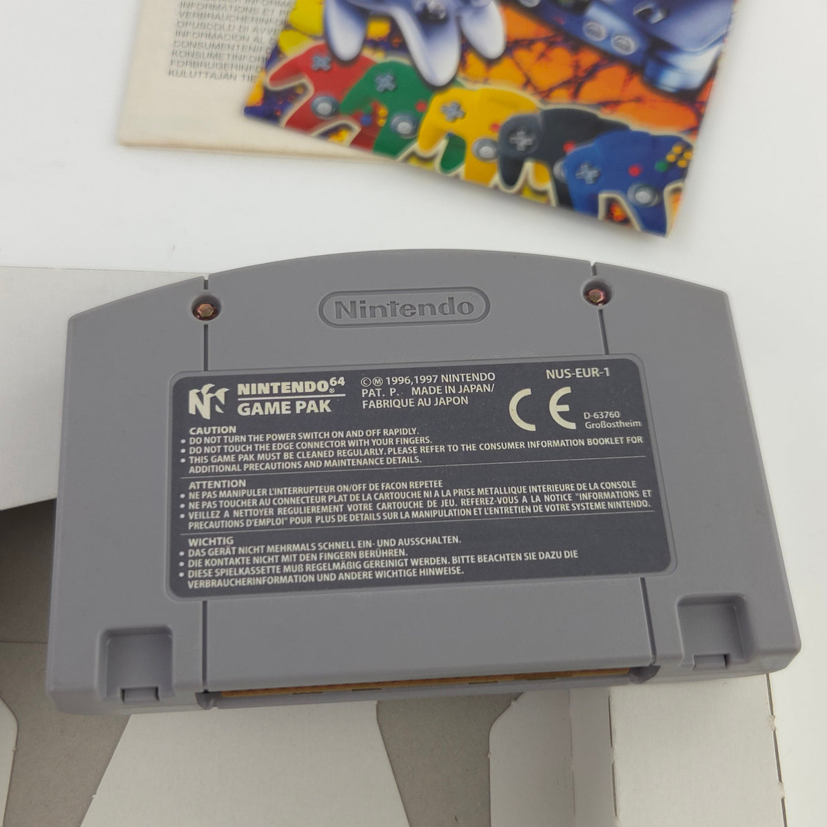 Nintendo 64 Spiel Yoshi´s Story N64 Modul Anleitung OVP