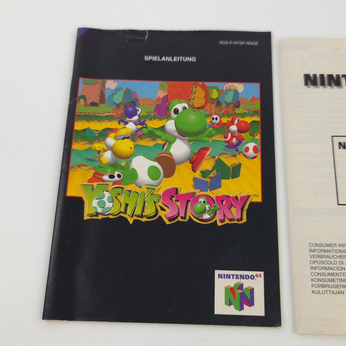 Nintendo 64 Spiel Yoshi´s Story N64 Modul Anleitung OVP