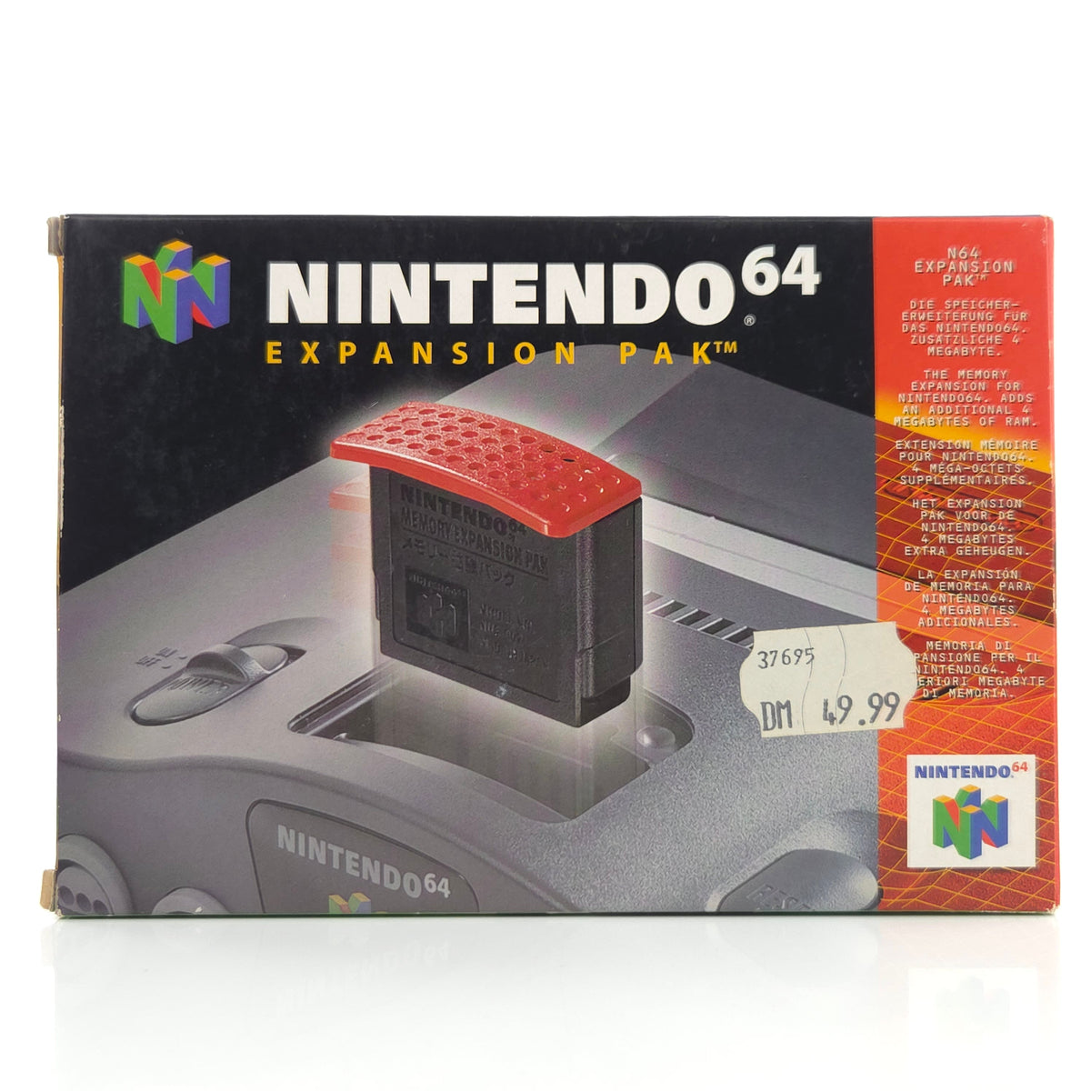 Nintendo 64 Zubehör Expansion Pak RAM Erweiterung OVP PAL
