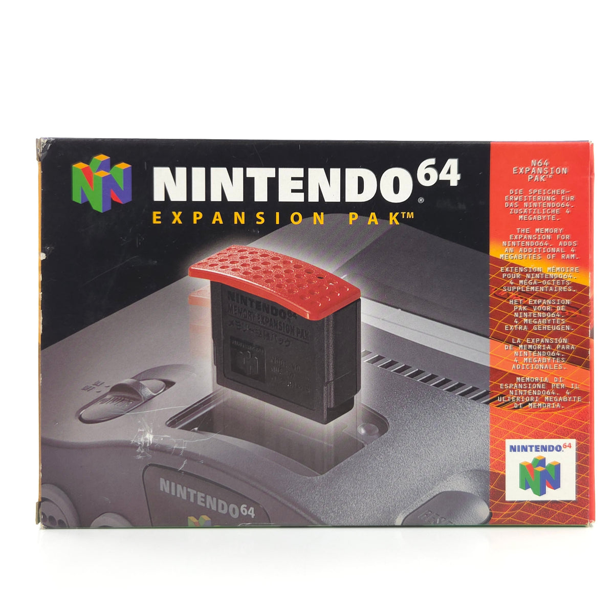 N64 Zubehör Expansion Pak RAM Erweiterung in OVP