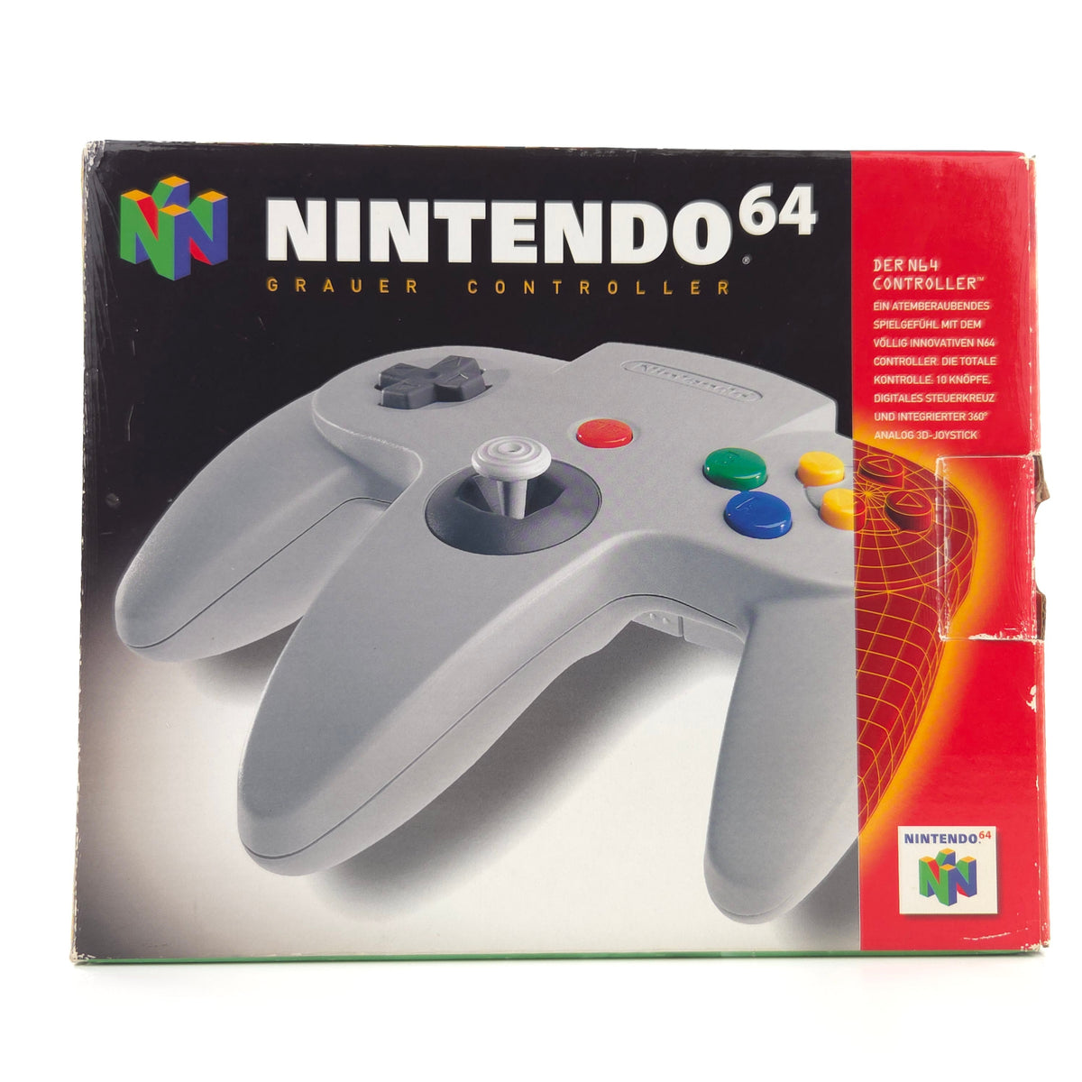 Nintendo 64 Original Grauer Controller Gamepad OVP PAL