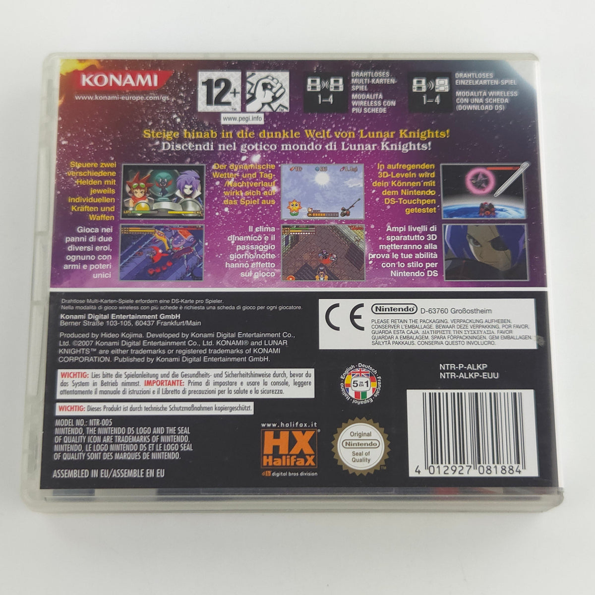 Nintendo DS Spiel: Lunar Knights - 3DS/2DS kompatibel (PAL EUR)