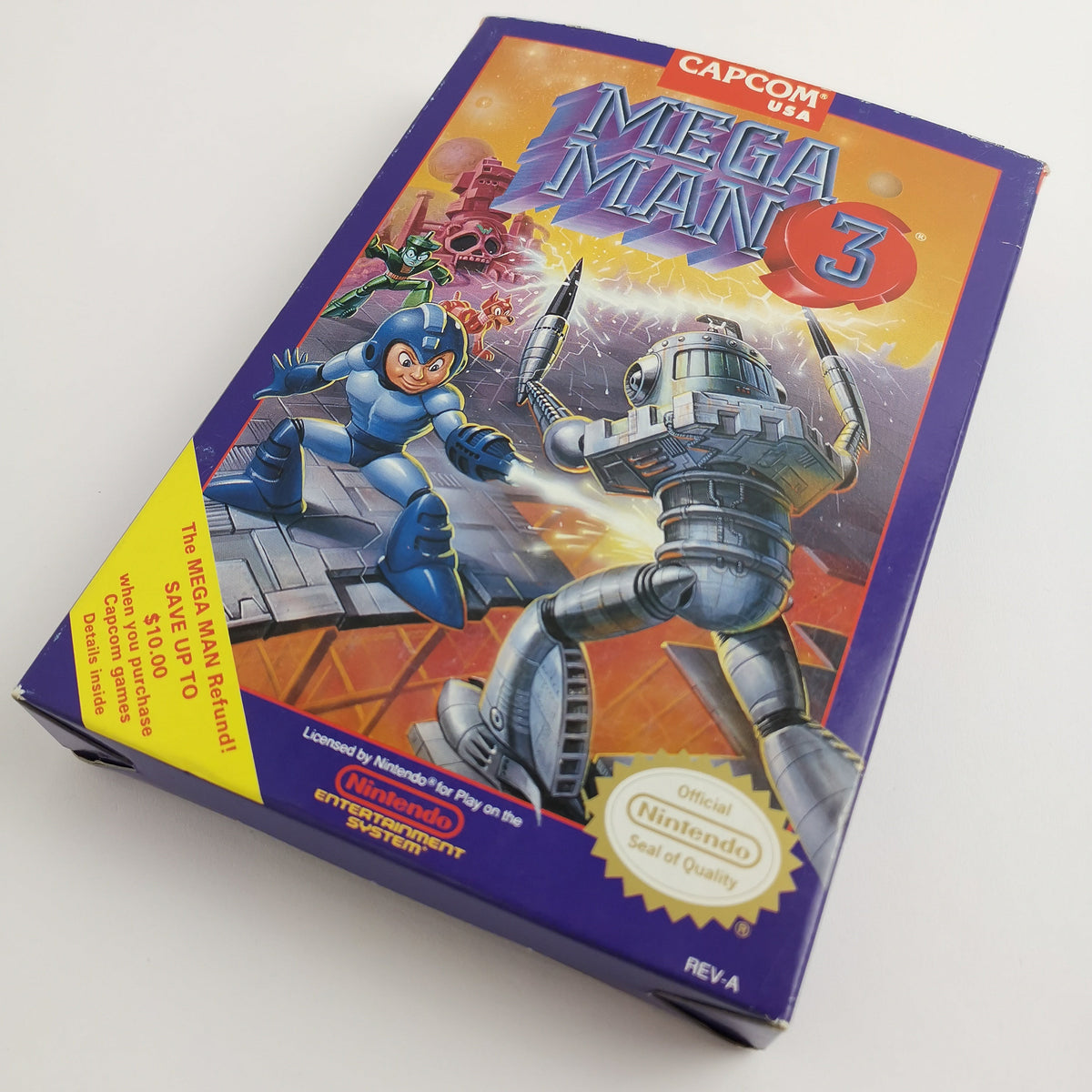 Nintendo Entertainment System Spiel: Mega Man 3 | NES OVP - NTSC-U/C USA