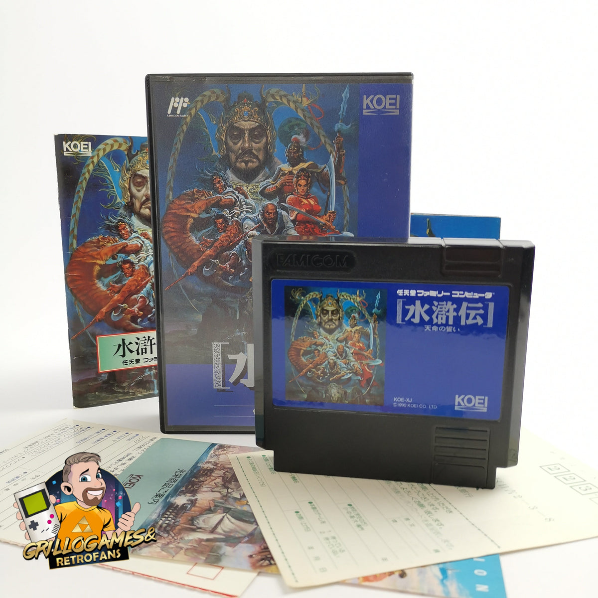 Nintendo Famicom Spiel – Suikoden Tenmei no Chikai OVP