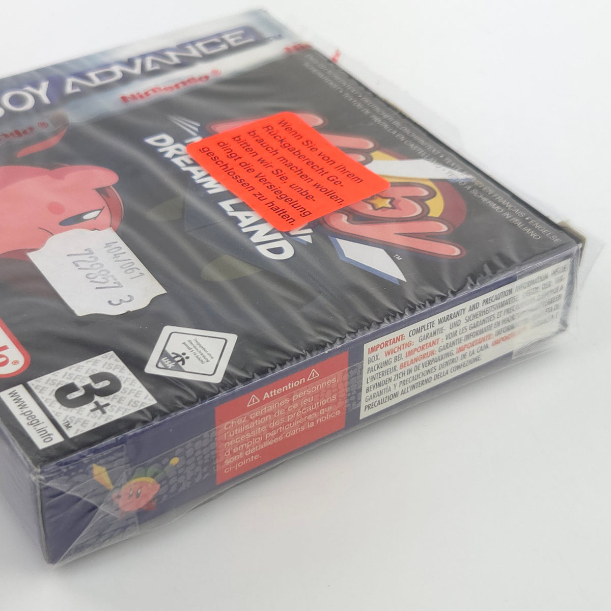 Game Boy Advance Spiel Kirby Nightmare in Dream Land OVP
