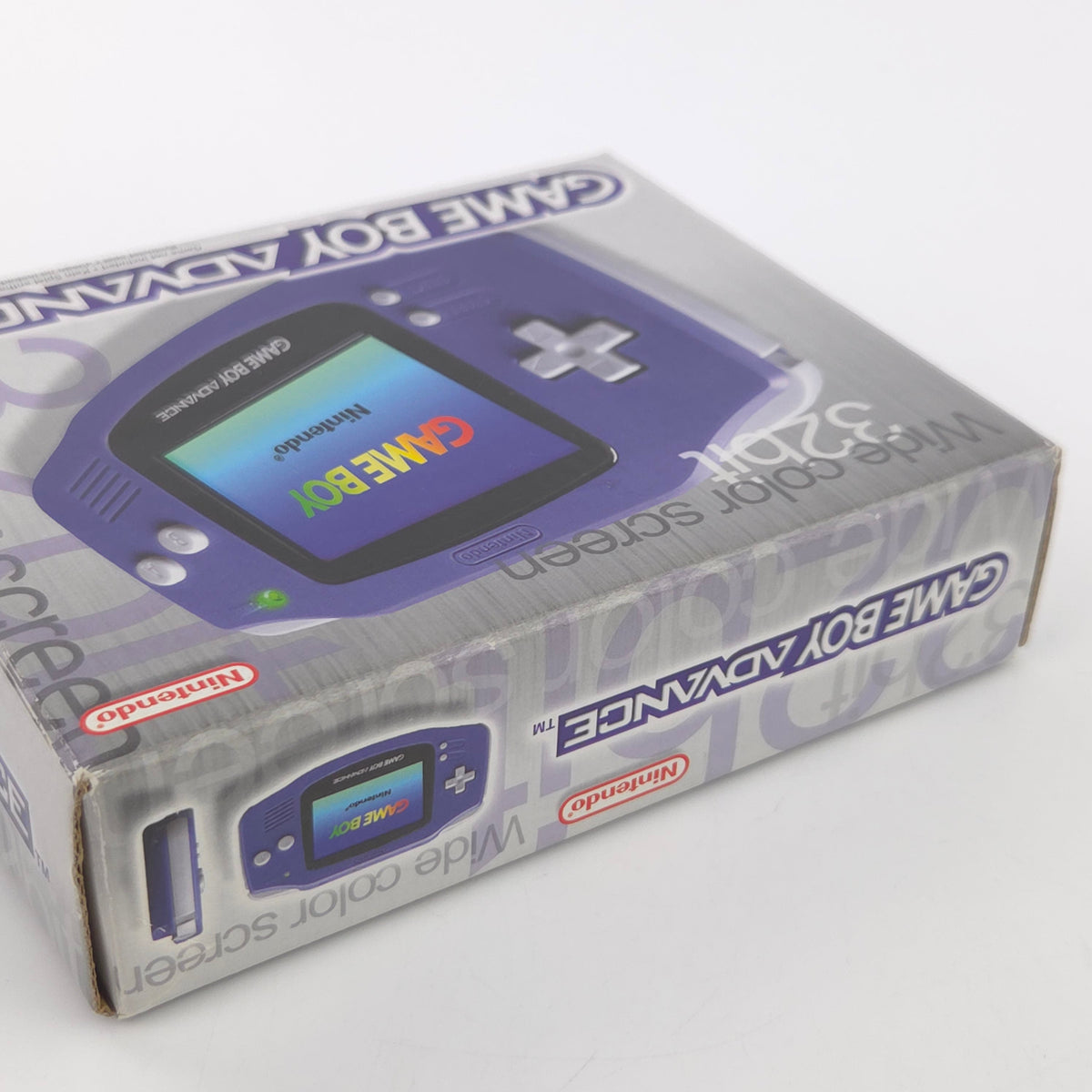 Game Boy Advance Konsole Lila Purple OVP PAL AGB-001