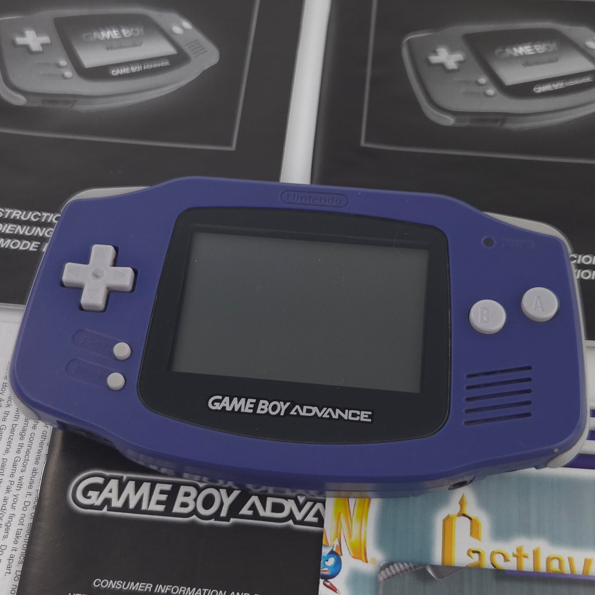 Game Boy Advance Konsole Lila Purple OVP PAL AGB-001