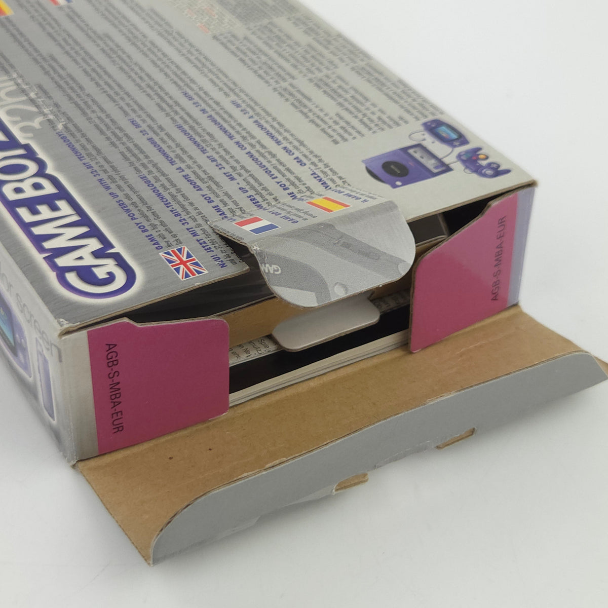 Game Boy Advance Konsole Transparent Blau OVP PAL AGB-001