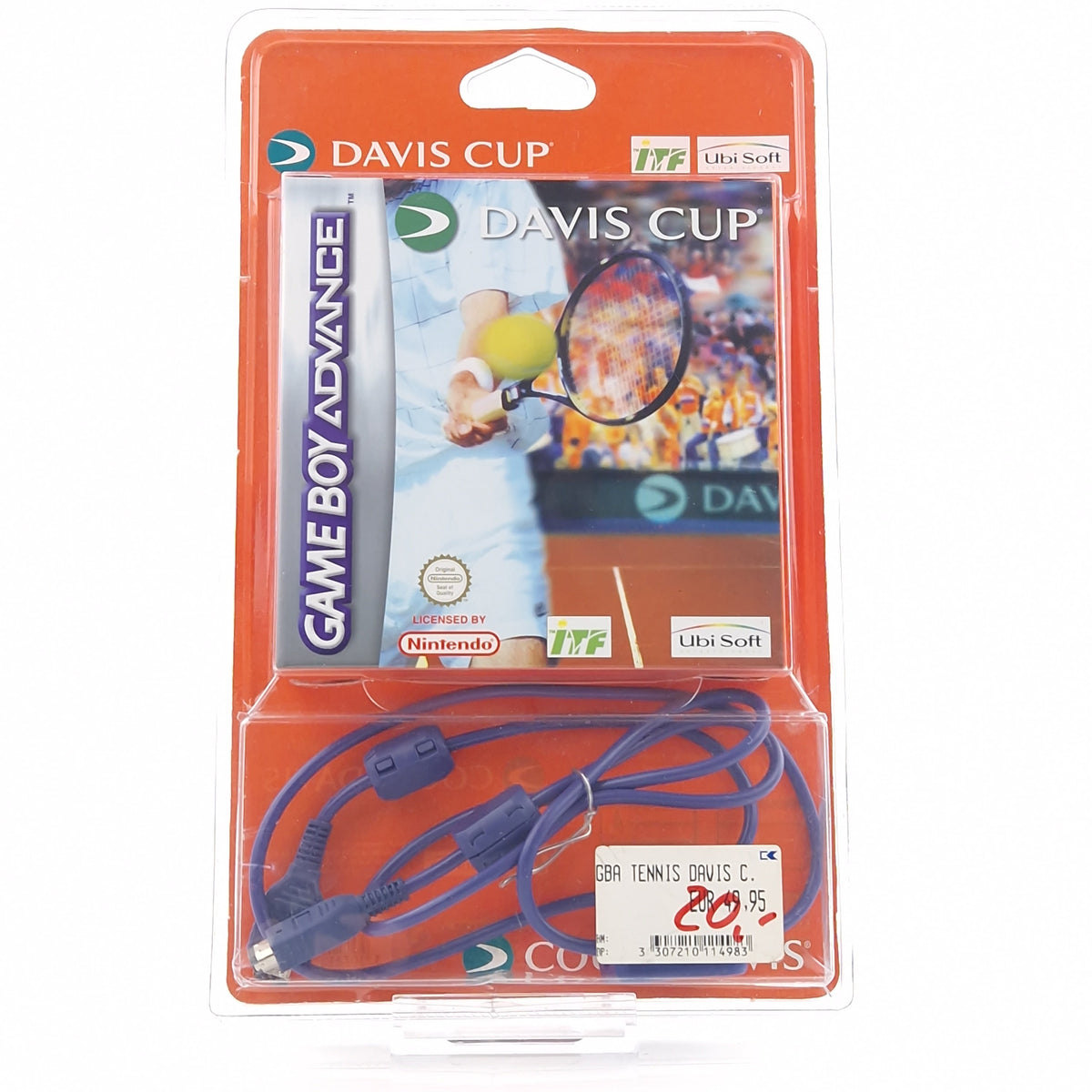 Game Boy Advance Spiel – Davis Cup + Link Kabel (Neu OVP)