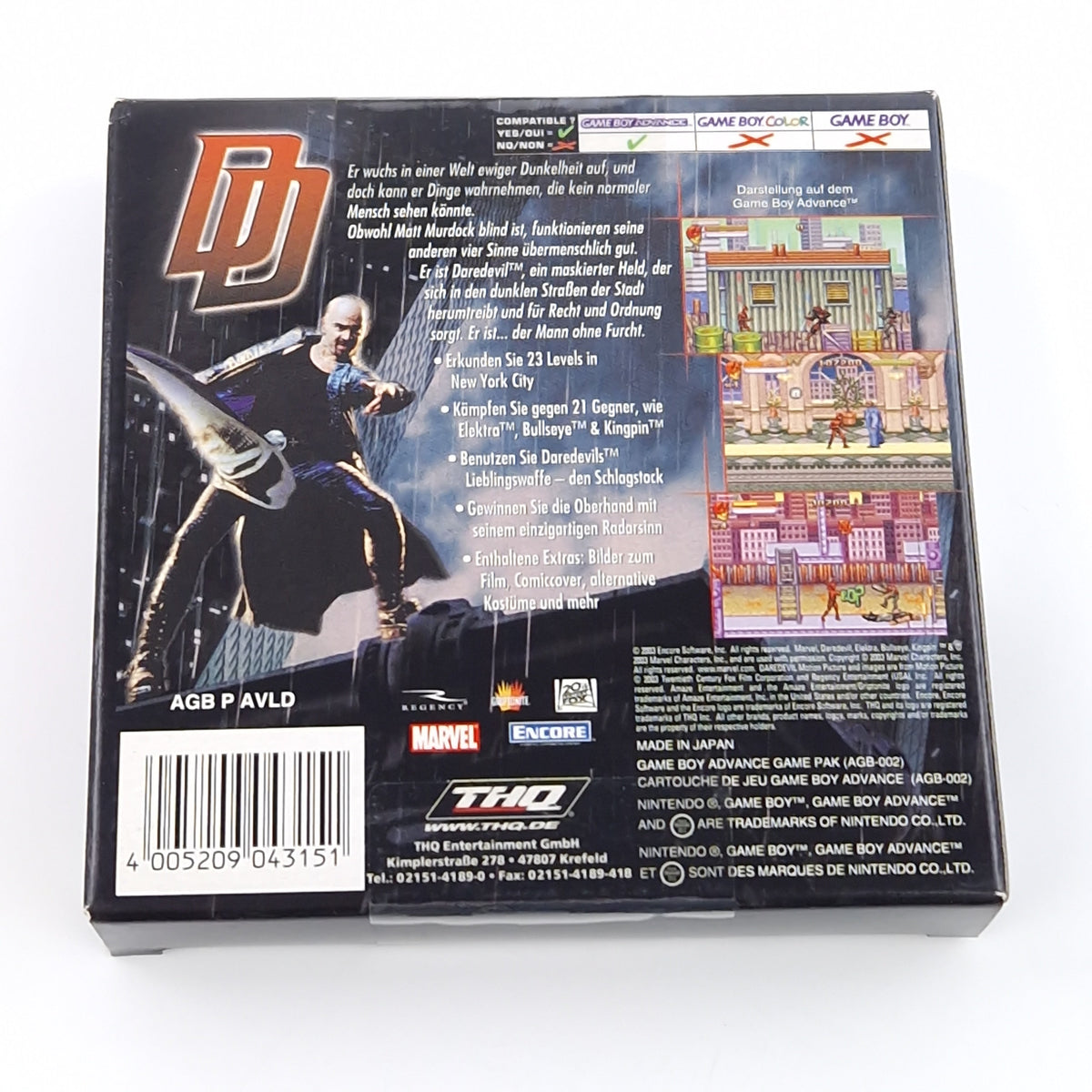 Game Boy Advance Spiel – Dare Devil Neu OVP