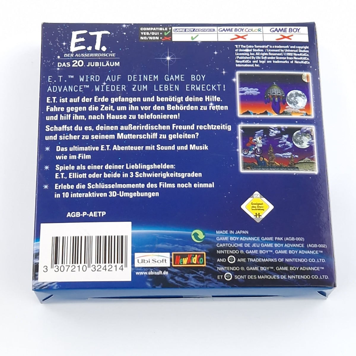 Nintendo Game Boy Advance Spiel – ET 20 Jubiläum OVP