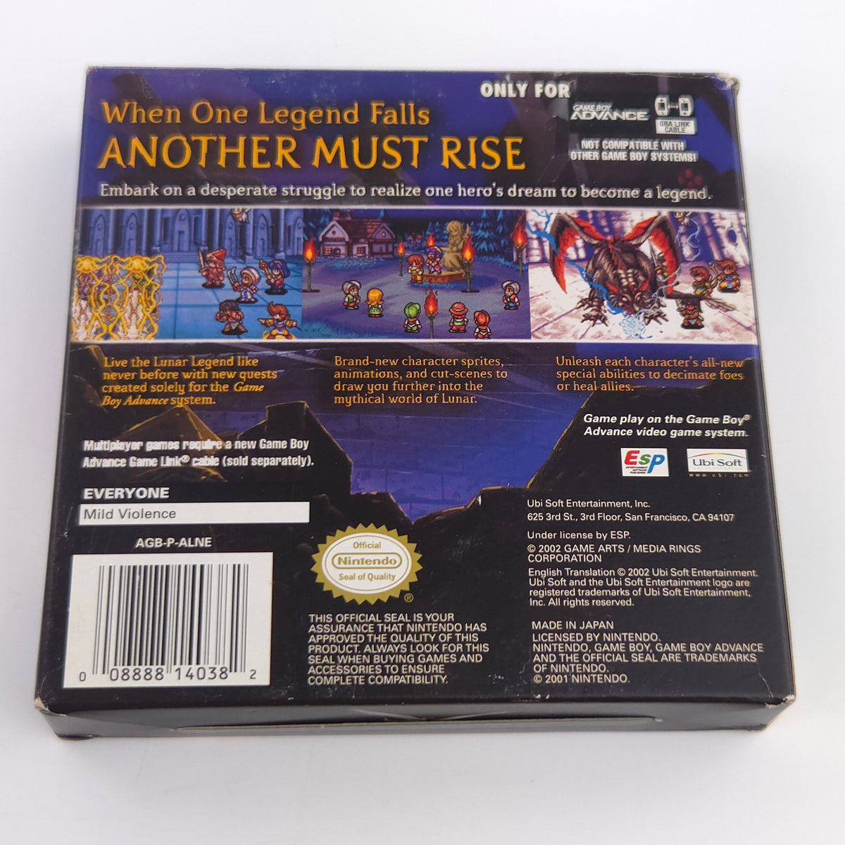 Game Boy Advance Spiel – Lunar Legend (OVP USA)