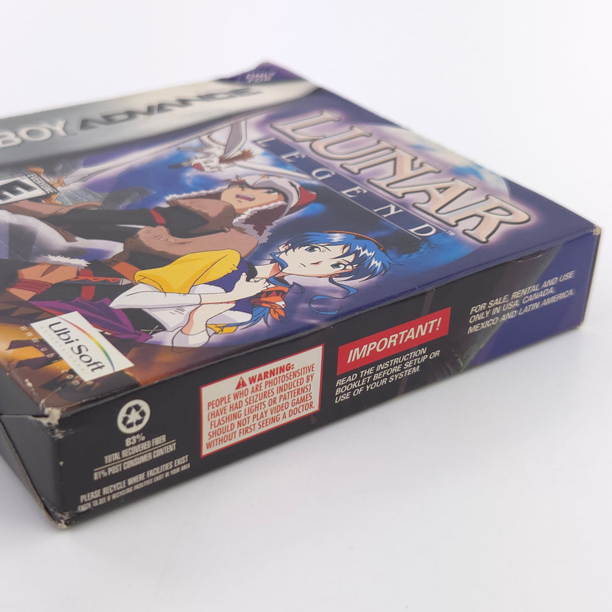 Game Boy Advance Spiel – Lunar Legend (OVP USA)