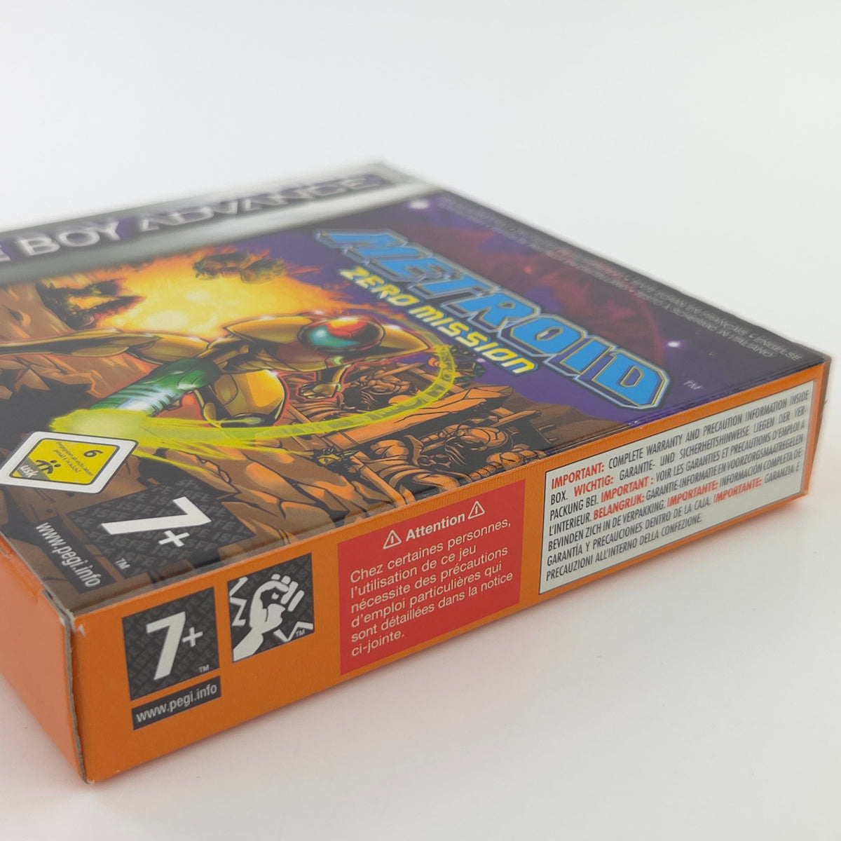 Game Boy Advance Spiel – Metroid Zero Mission OVP PAL