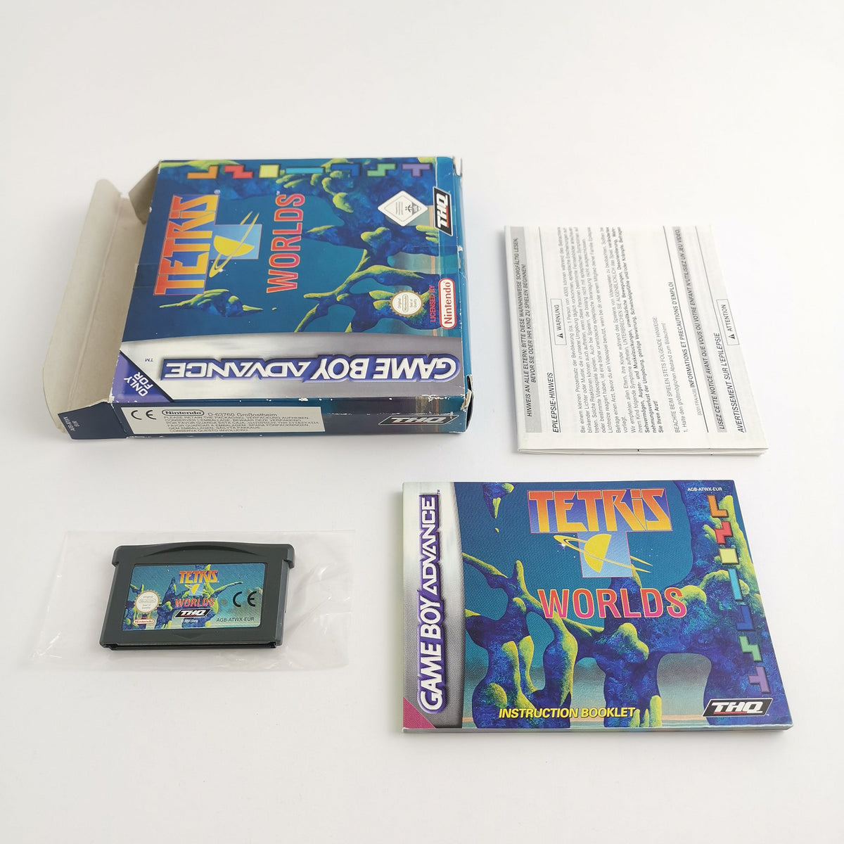 Game Boy Advance Spiel – Tetris Worlds OVP PAL