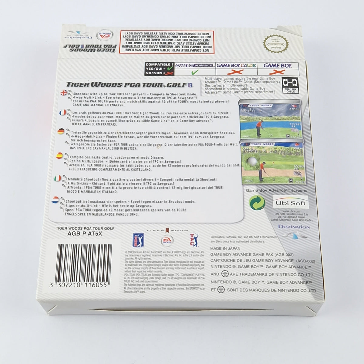 Game Boy Advance Spiel – Tiger Woods PGA Tour Golf OVP
