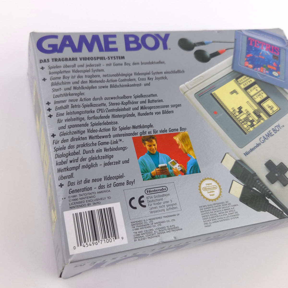 Nintendo Game Boy Konsole – Classic OVP (PAL teildefekt)