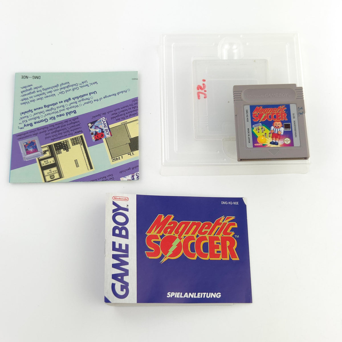 Game Boy Spiel Magnetic Soccer GB OVP PAL NOE