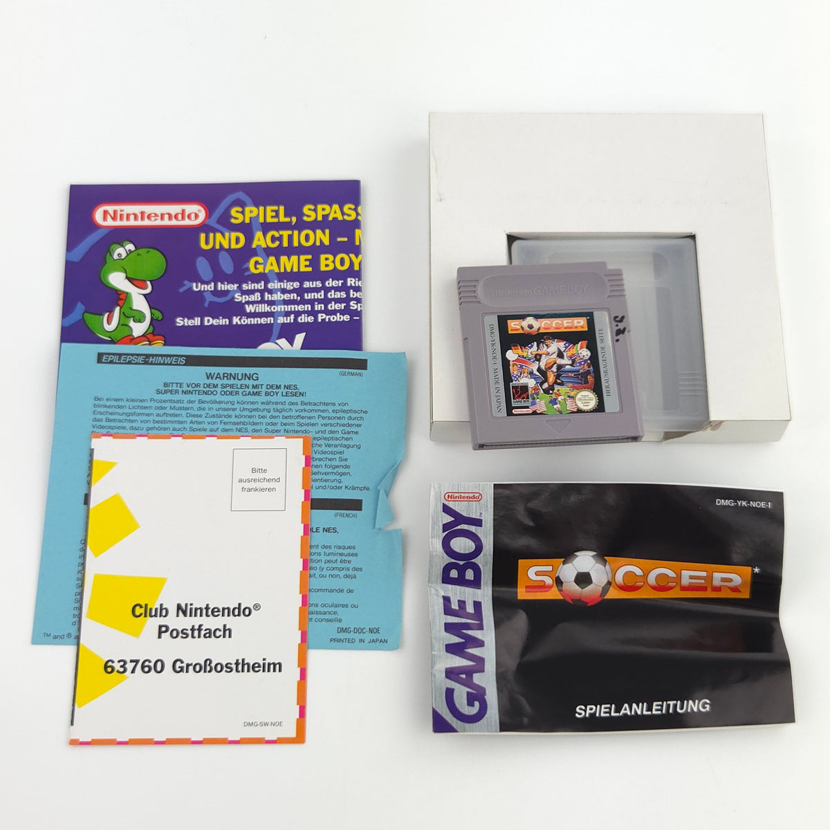 Nintendo Game Boy Spiel Soccer GB OVP PAL NOE-1 Fußball