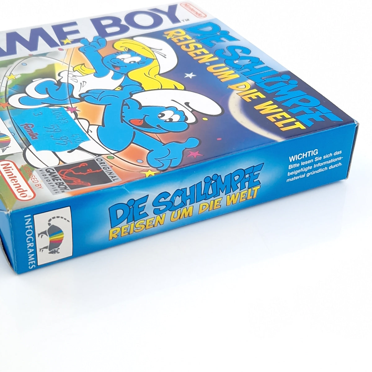 Nintendo Game Boy Spiel – Die Schlümpfe Reisen um die Welt OVP