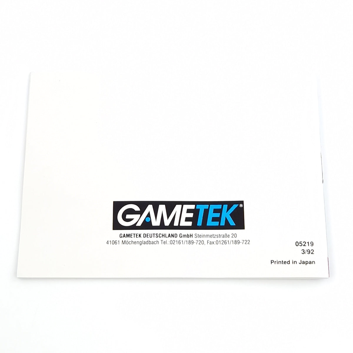 Nintendo Game Boy Spiel – Glücksrad Modul OVP PAL NOE-1