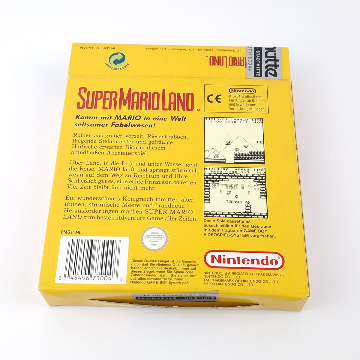 Nintendo Game Boy Spiel – Super Mario Land OVP PAL