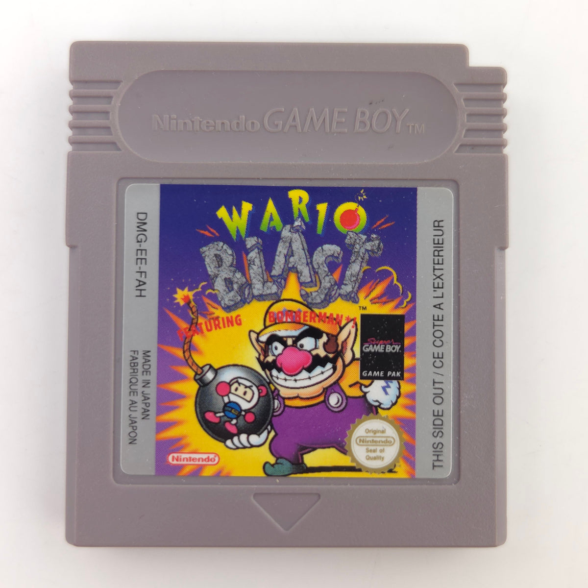 Nintendo Game Boy Spiel Wario Blast GB Modul PAL FAH