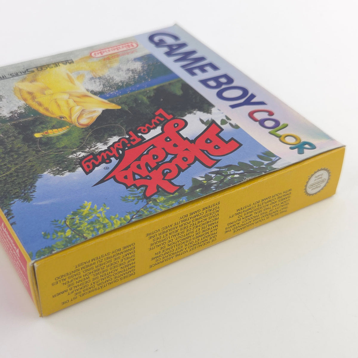 Game Boy Color Spiel Black Bass Lure Fishing OVP PAL EUR