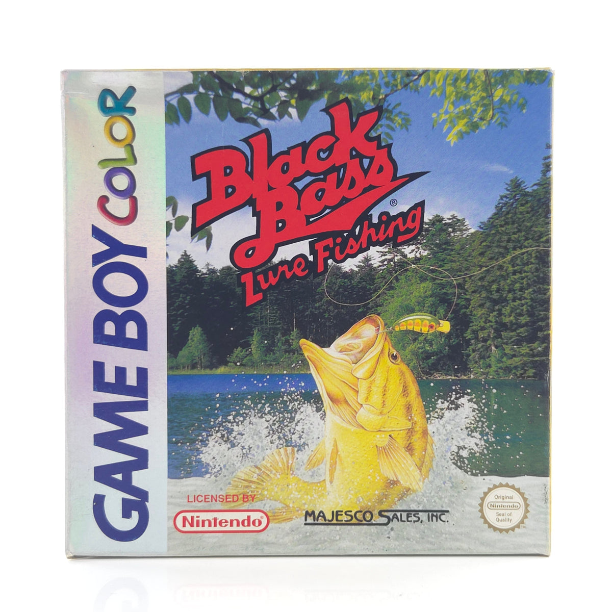Game Boy Color Spiel Black Bass Lure Fishing OVP PAL EUR