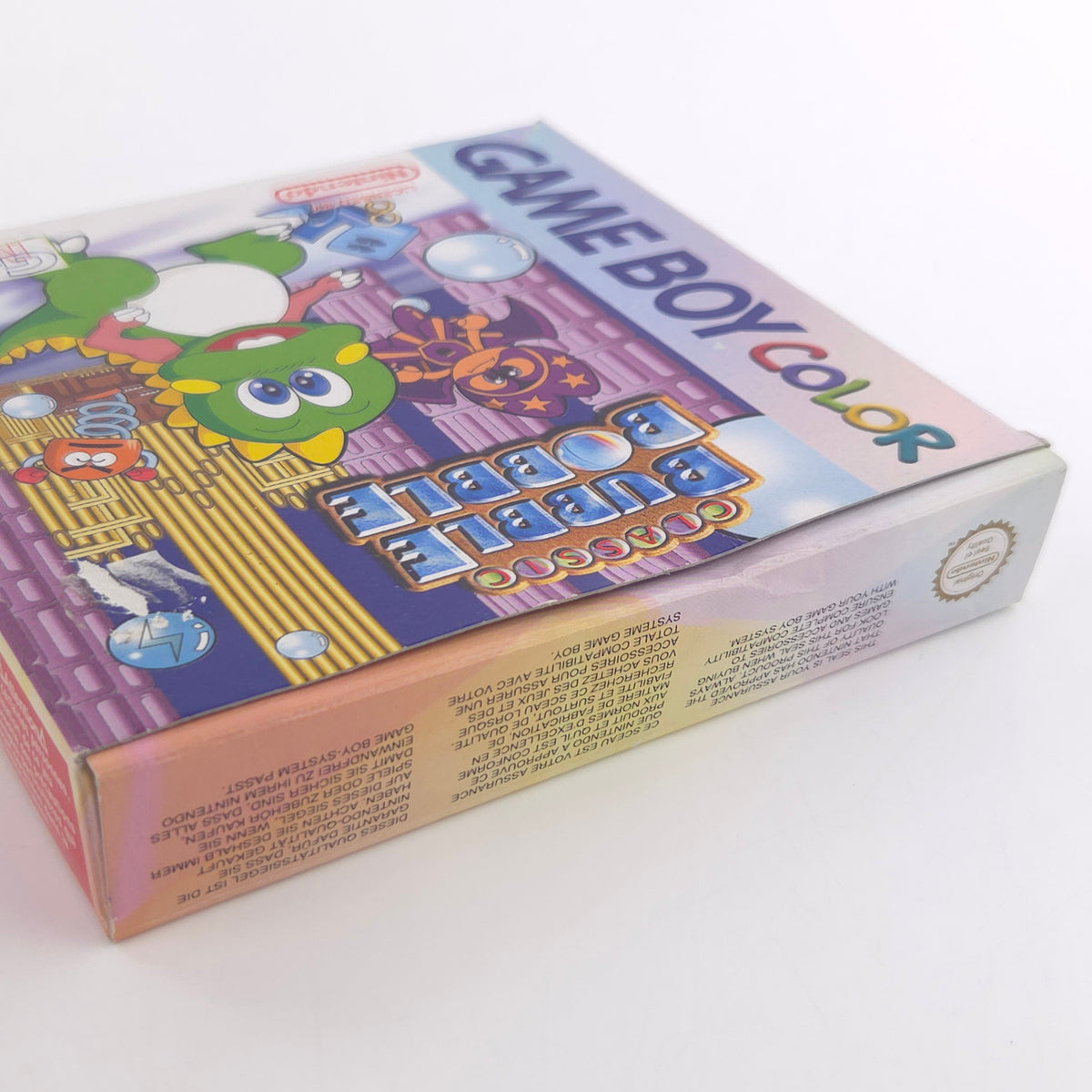 Game Boy Color Spiel Bubble Bobble GBC OVP PAL EUR