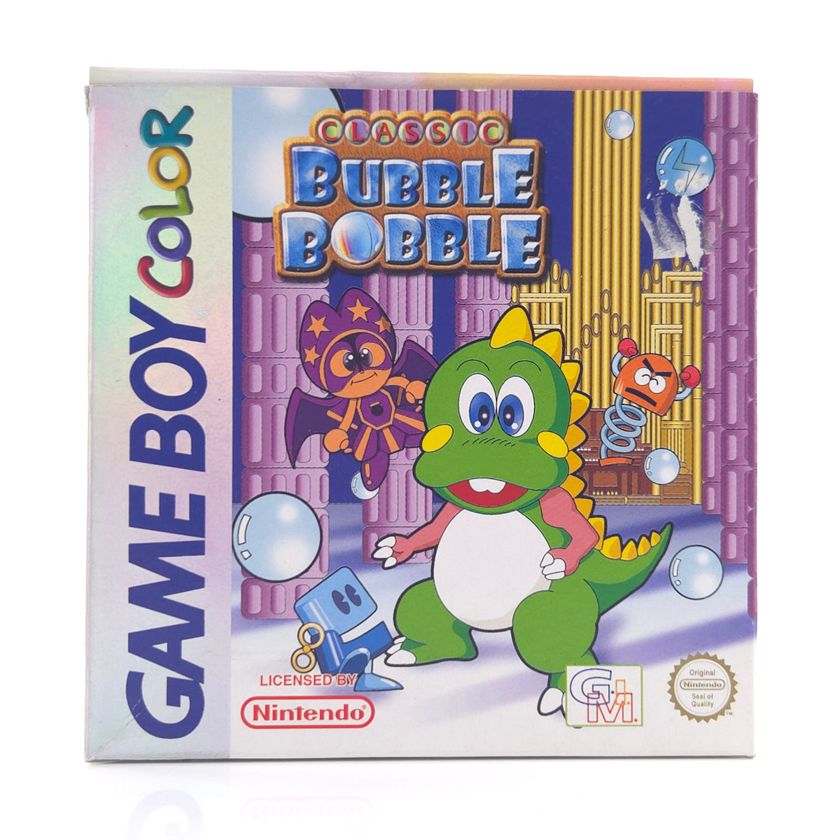 Game Boy Color Spiel Bubble Bobble GBC OVP PAL EUR