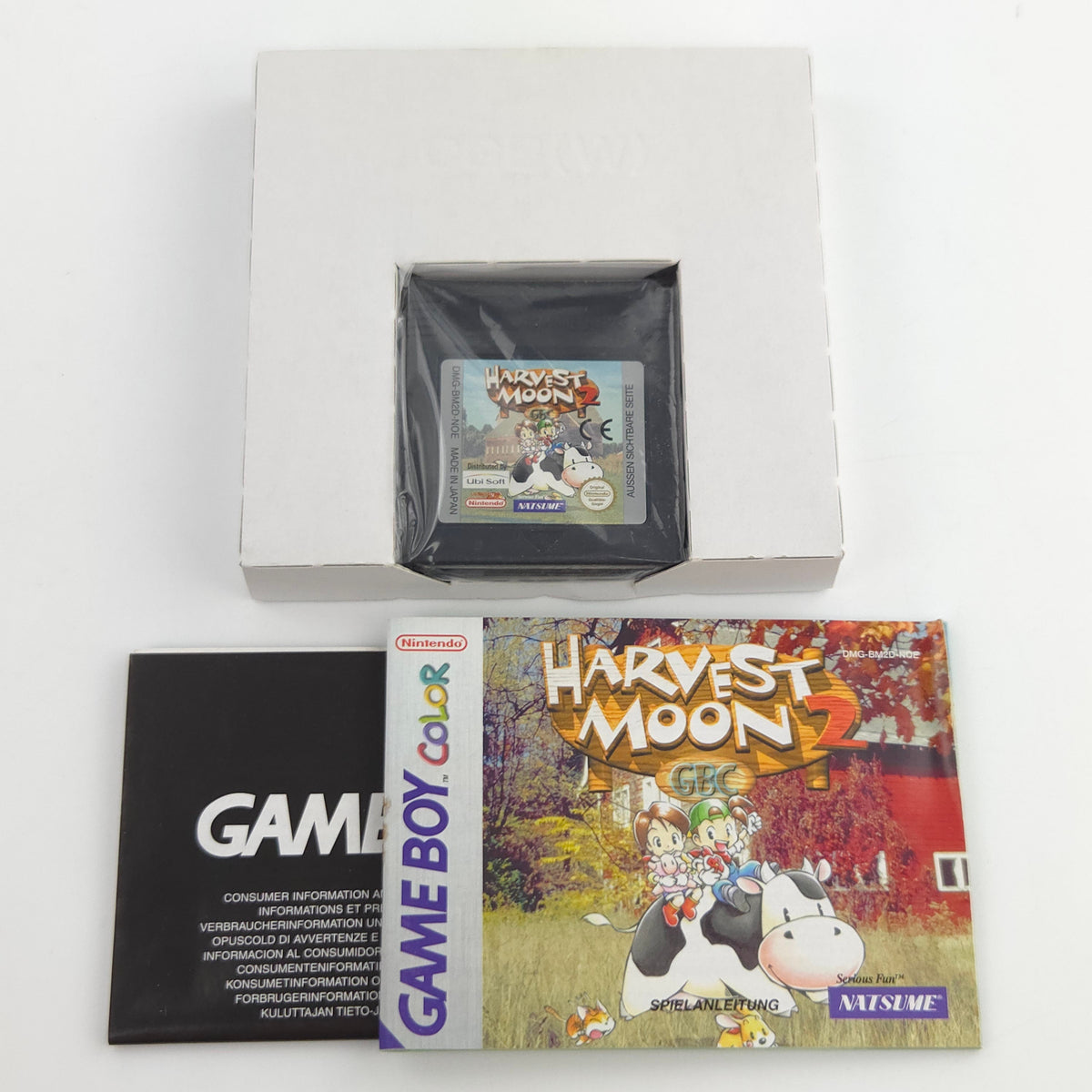 Nintendo Game Boy Color Spiel Harvest Moon 2 GBC OVP PAL