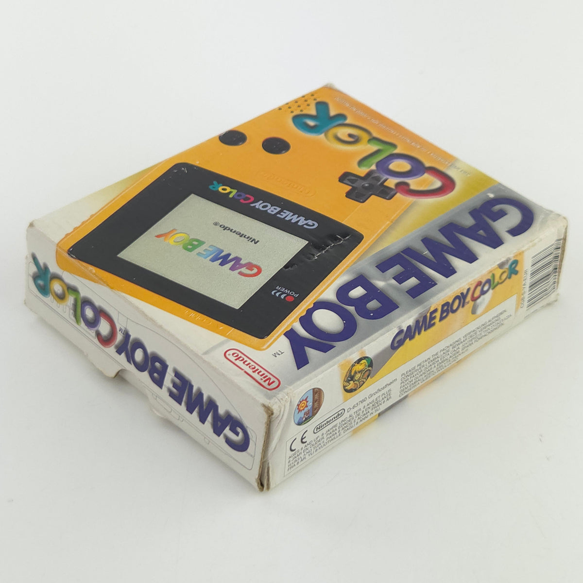 Nintendo Game Boy Color Konsole Gelb CGB 001 OVP PAL EUR
