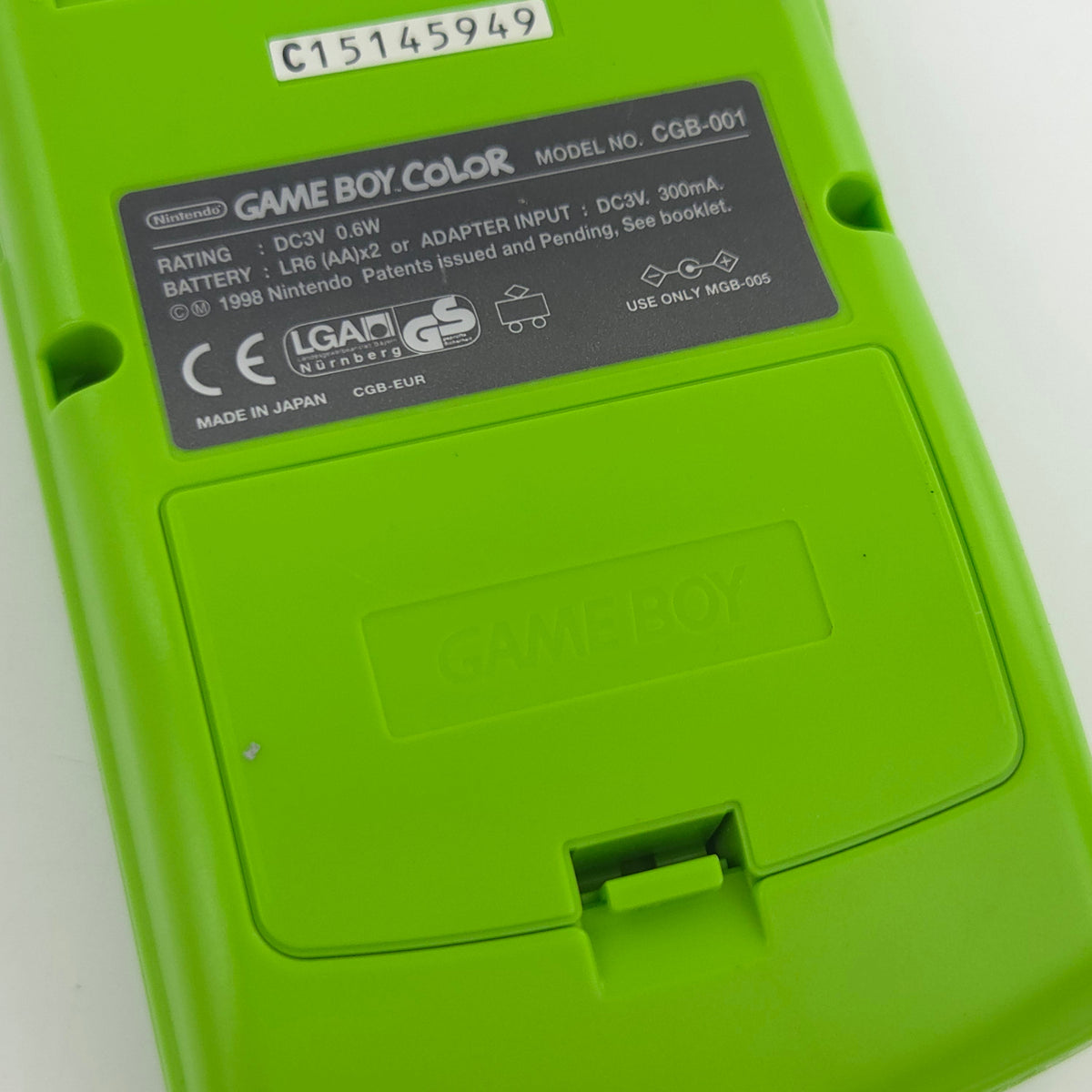 Nintendo Game Boy Color Konsole Neongrün OVP PAL