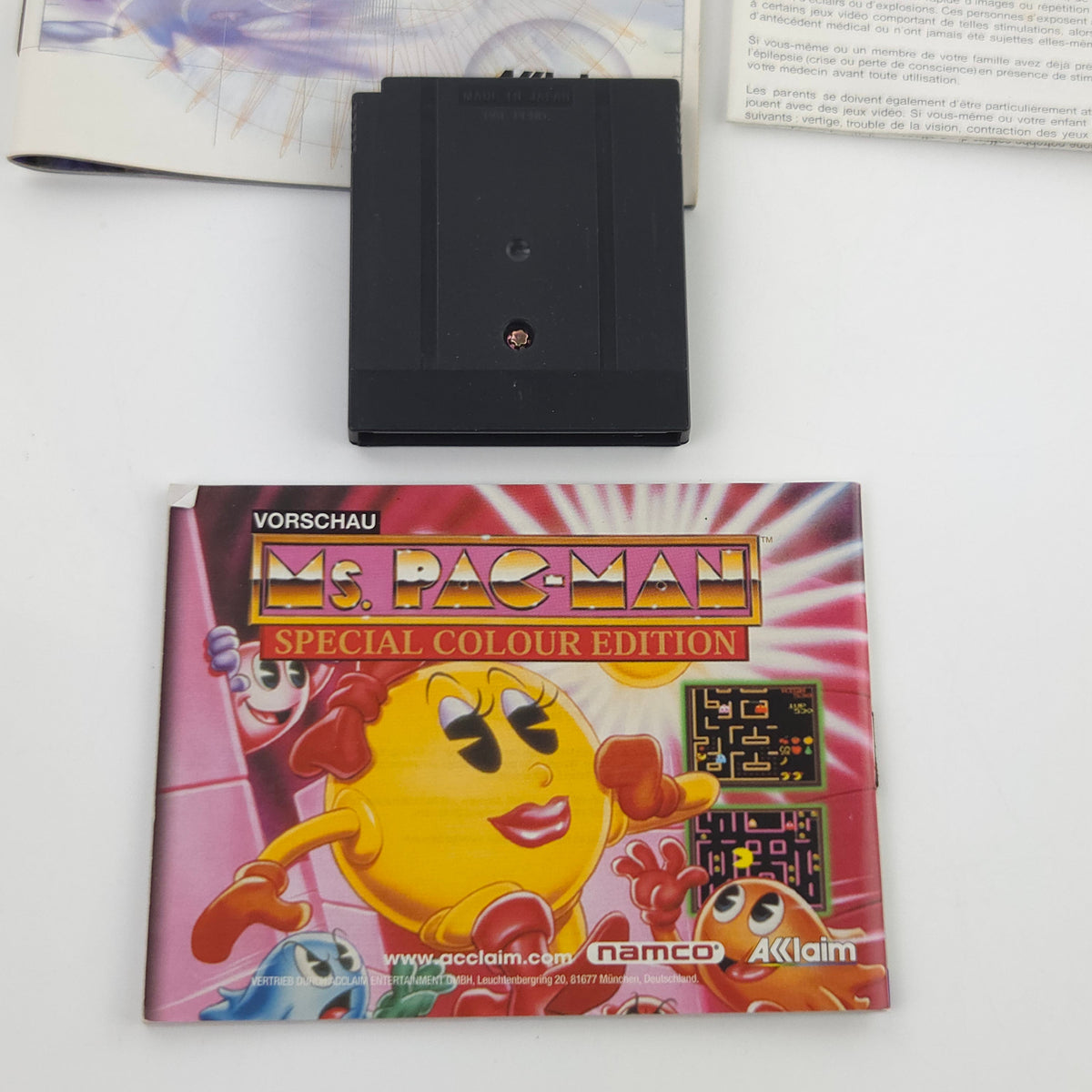 Game Boy Color Spiel Pac-Man Special Edition GBC OVP PAL