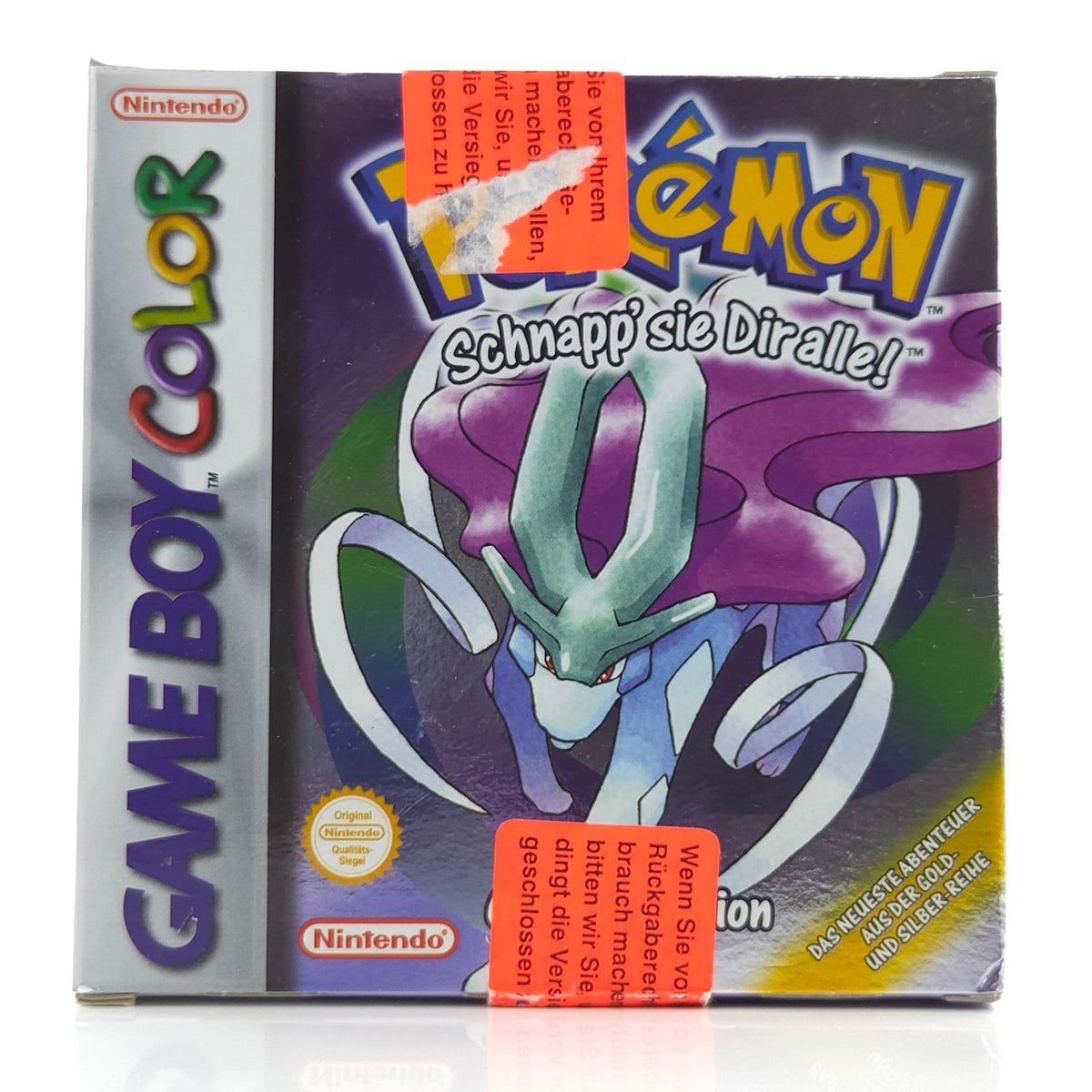 Game Boy Color Spiel Pokemon Kristall Edition Crystal OVP Neu