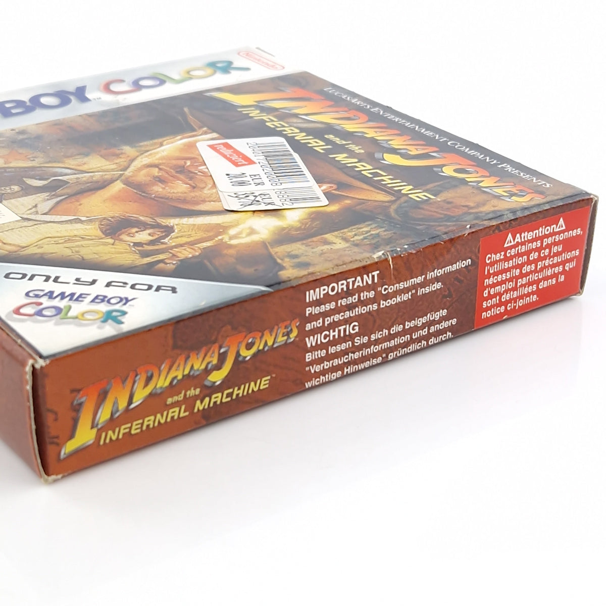 Game Boy Color Spiel – Indiana Jones and the Infernal Machine OVP