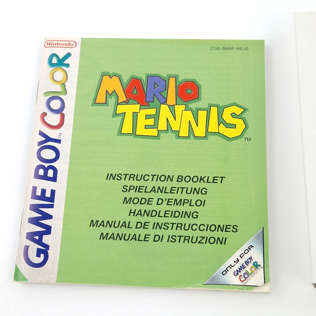 Game Boy Color Spiel – Mario Tennis Modul OVP PAL