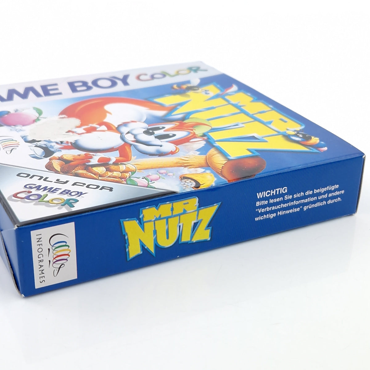 Nintendo Game Boy Color Spiel – Mr. Nutz Modul OVP PAL