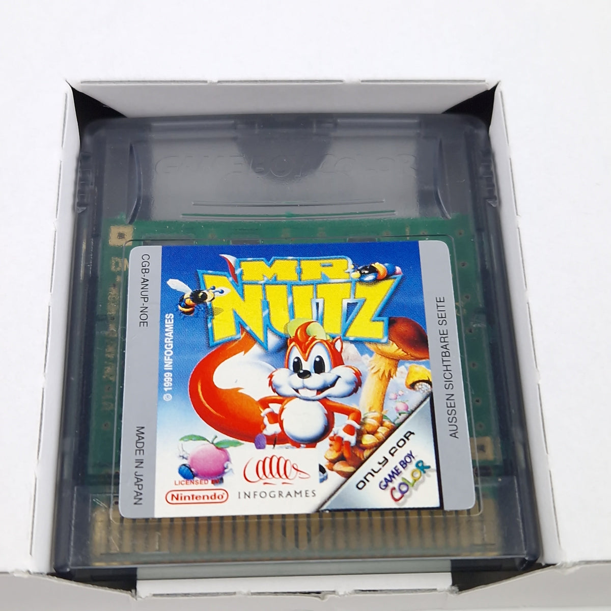 Nintendo Game Boy Color Spiel – Mr. Nutz Modul OVP PAL
