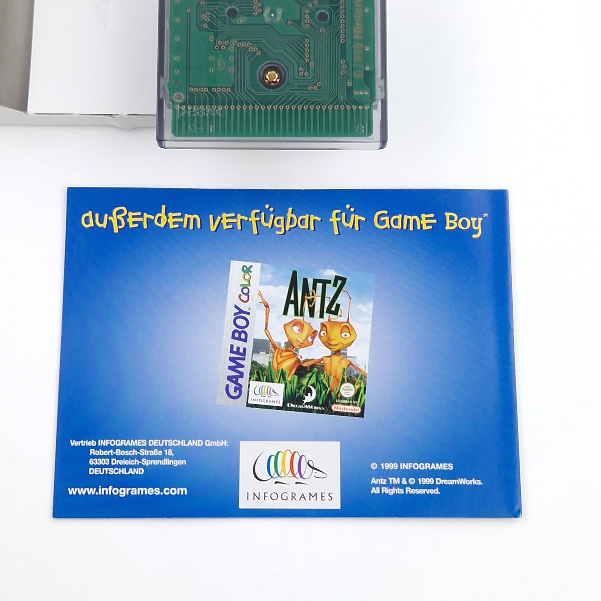 Nintendo Game Boy Color Spiel – Mr. Nutz Modul OVP PAL