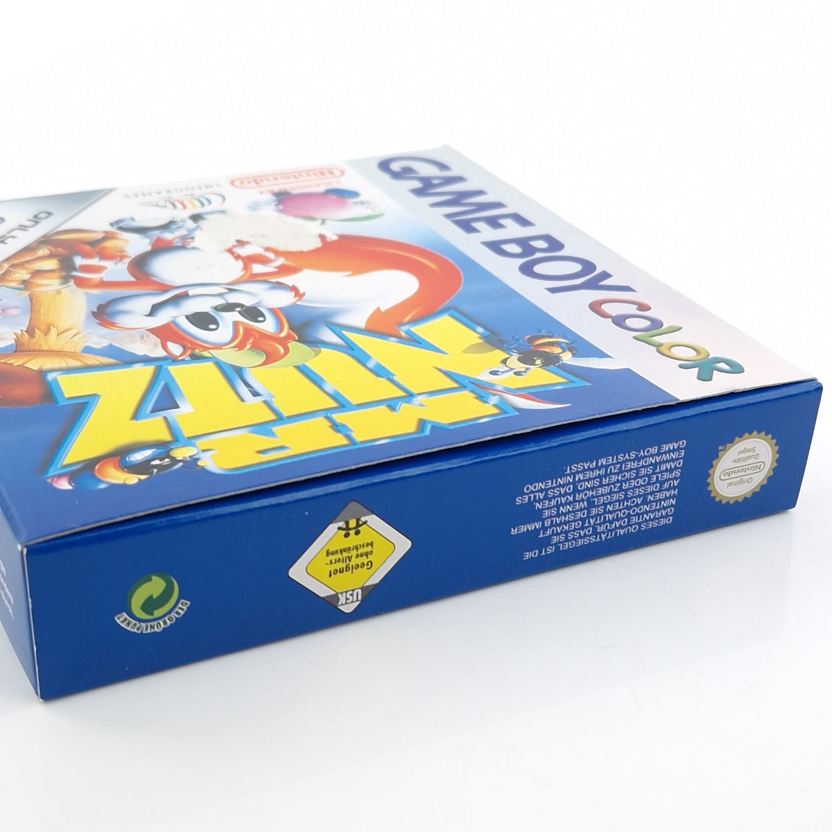 Nintendo Game Boy Color Spiel – Mr. Nutz Modul OVP PAL