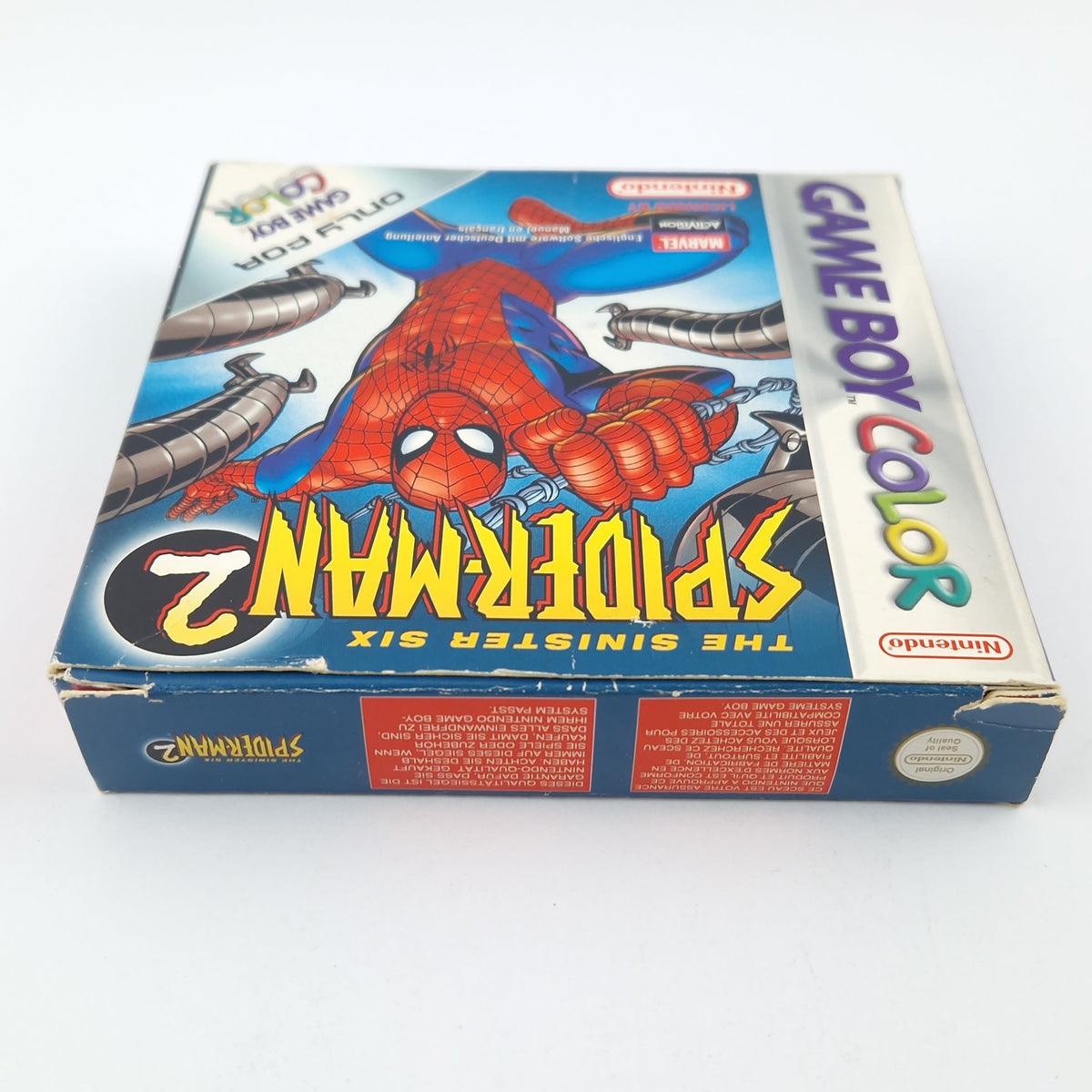 Game Boy Color Spiel – The Sinister Six Spider-Man 2 OVP