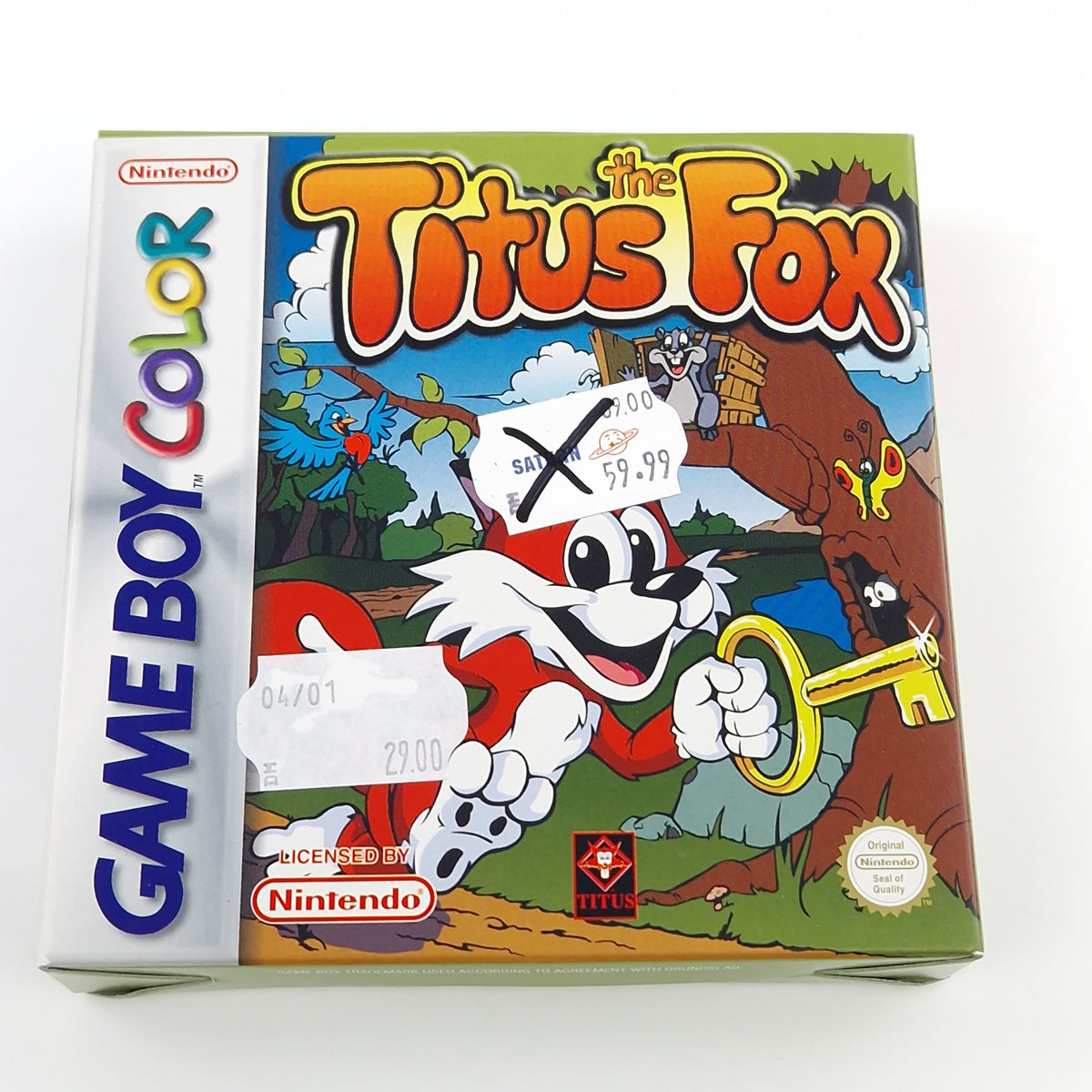 Game Boy Color Spiel – The Titus Fox Modul OVP PAL