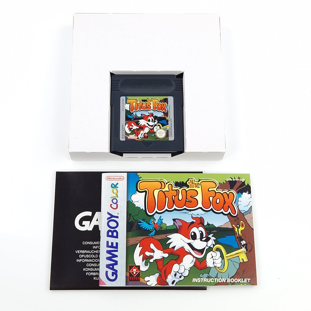 Game Boy Color Spiel – The Titus Fox Modul OVP PAL