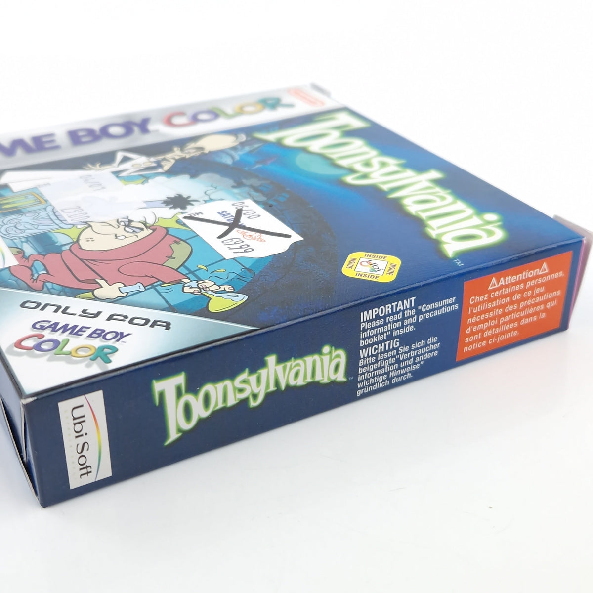 Nintendo Game Boy Color Spiel – Toonsylvania OVP PAL