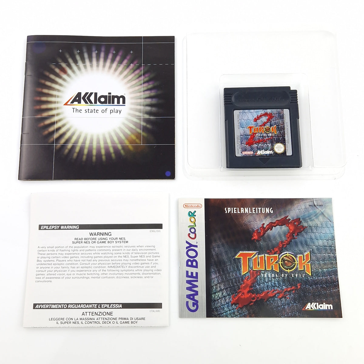 Game Boy Color Spiel – Turok 2 Seeds of Evil (OVP)